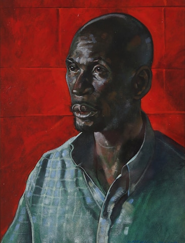acrylic portrait painting anthony johnston